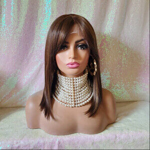 HD transparent lace front bob wig